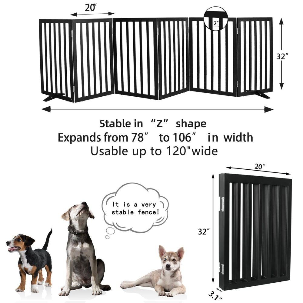 SFJC dog gate collapsed dimensions show compact storage.