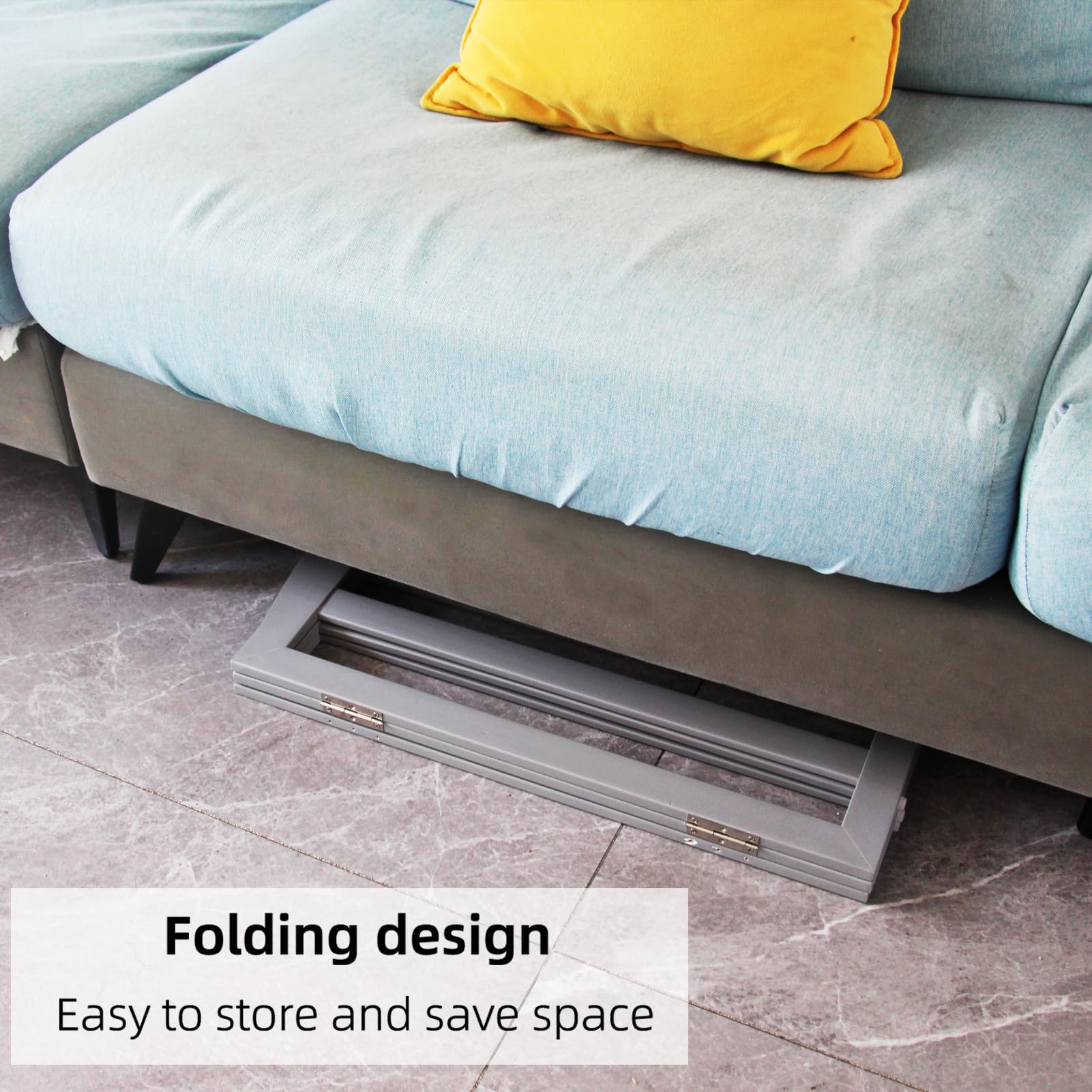 Opened size 60 inches wide gives ample coverage for wide doorways and open spaces.