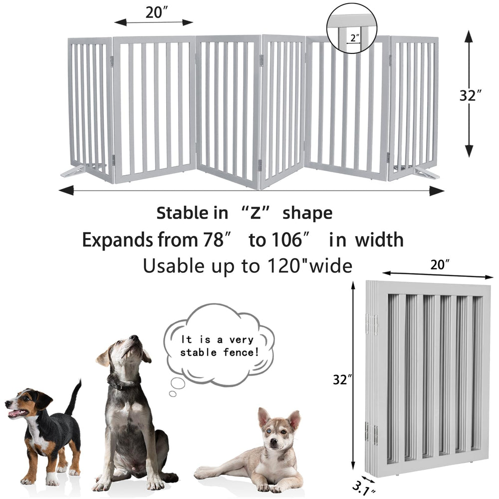 SFJC dog gate doorway use shows freestanding setup without drilling