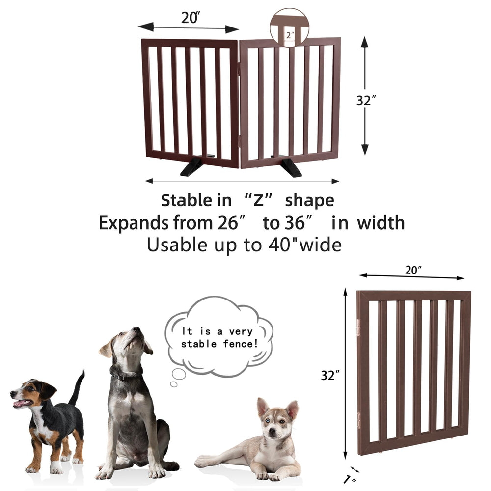 SFJC Dog Gate non-slip feet safeguard floors during active play