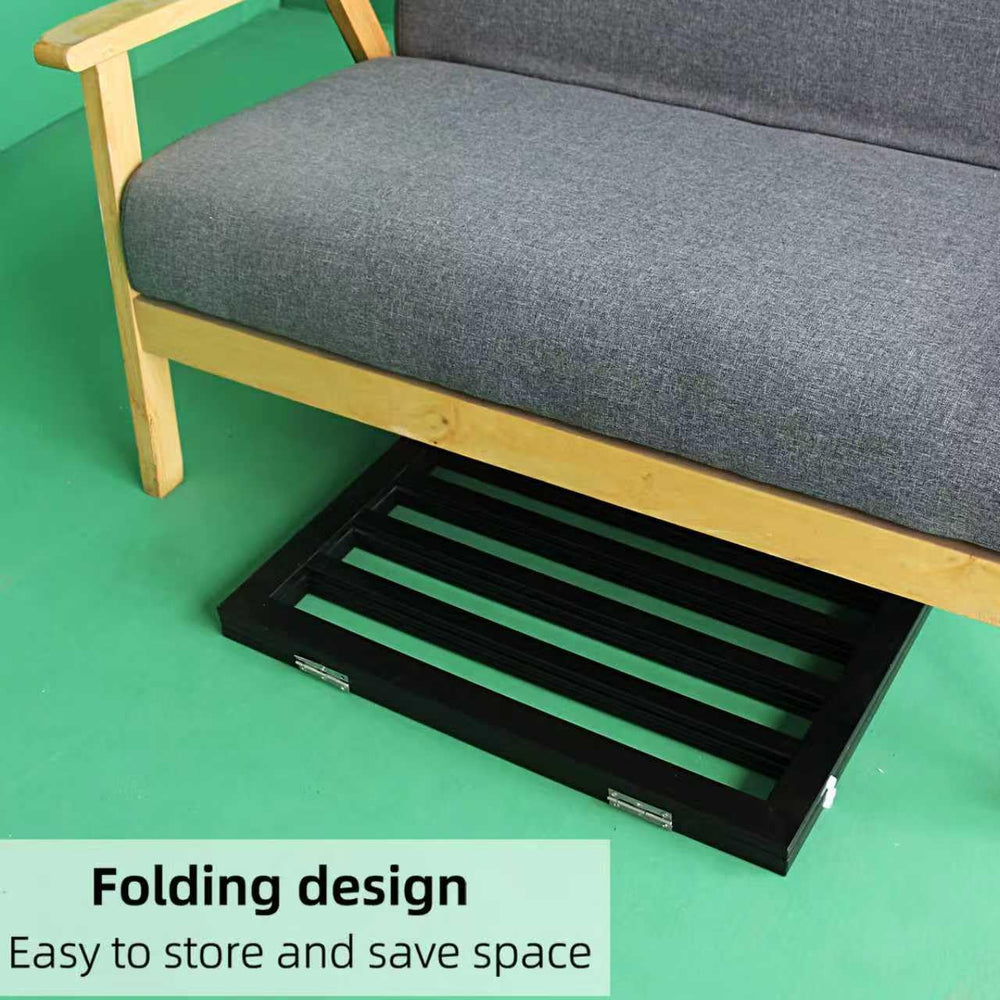 SFJC dog gate opened width display showcasing 120 inches possible span.