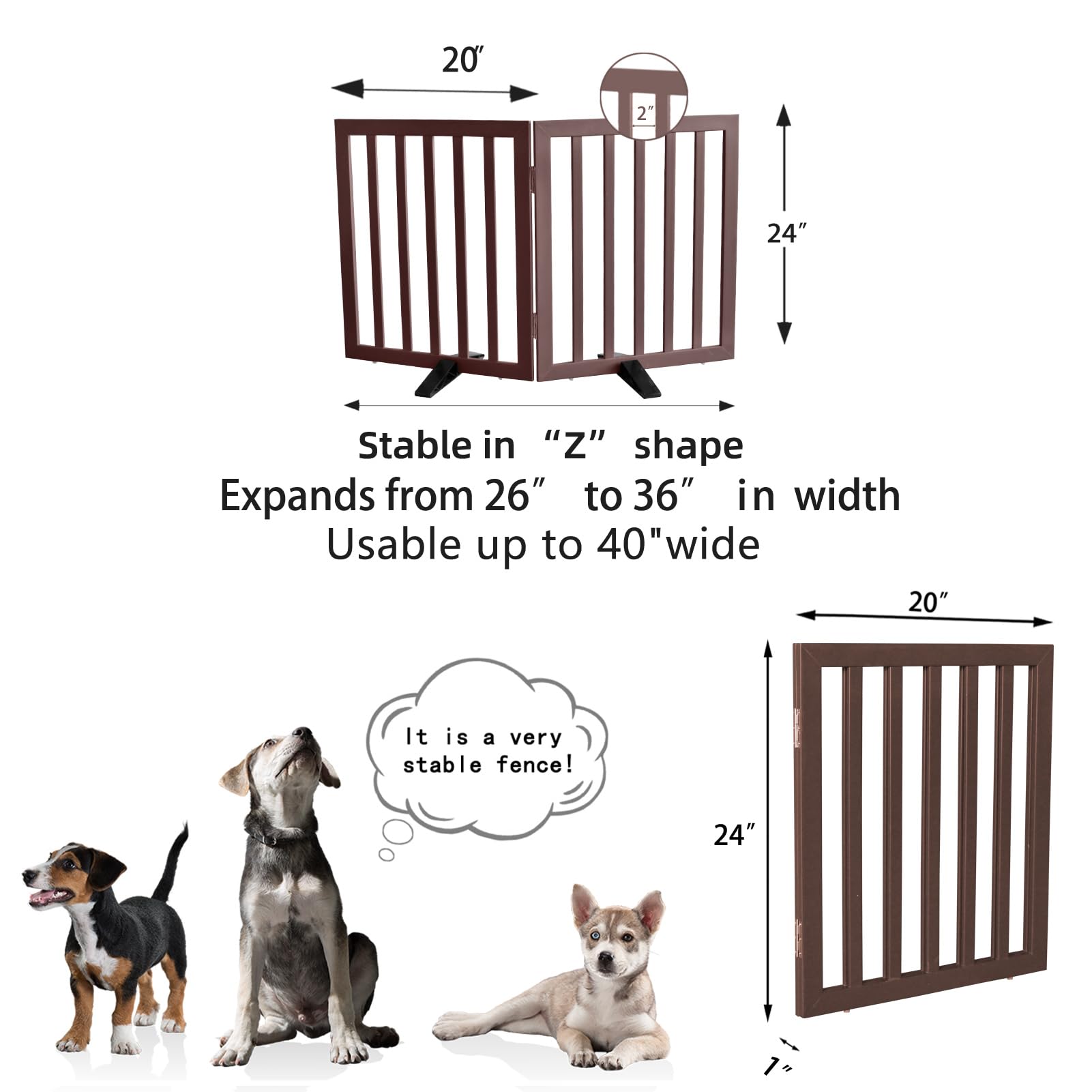 SFJC ready-to-use gate unfolds instantly without assembly.