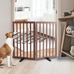 SFJC Dog Gate wooden frame - assembled and ready for immediate pet containment