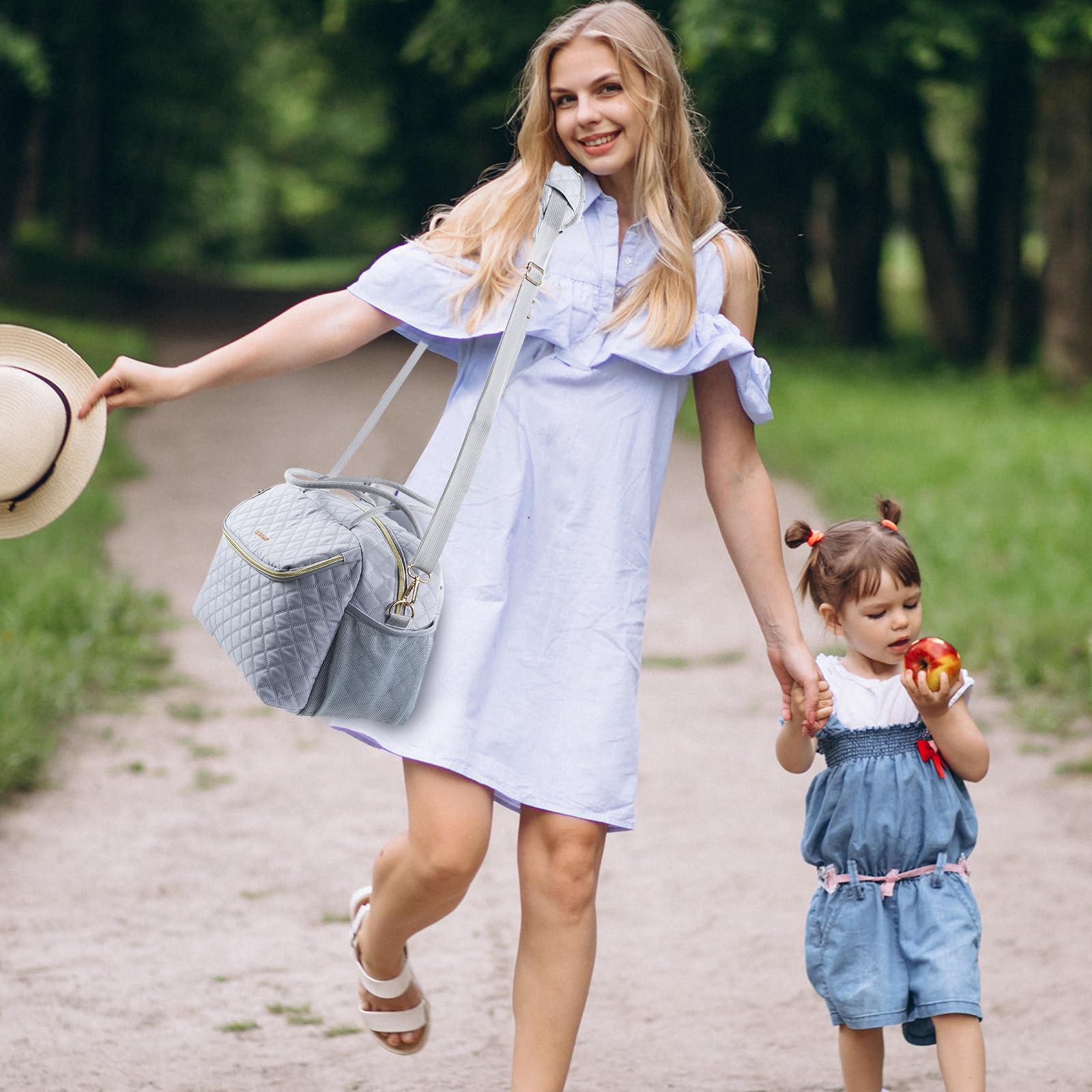 SFYBYHEART travel-ready cooler used at airport and park outings