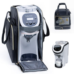 SFYBYHEART carrying case demonstrates Baby Brezza compatibility for travel protection