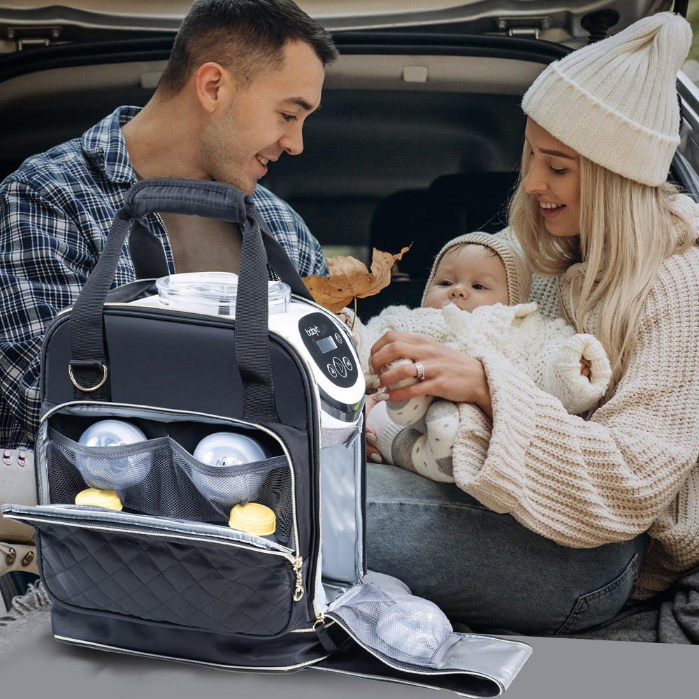 SFYBYHEART carrying case features wipeable interior for easy cleanup