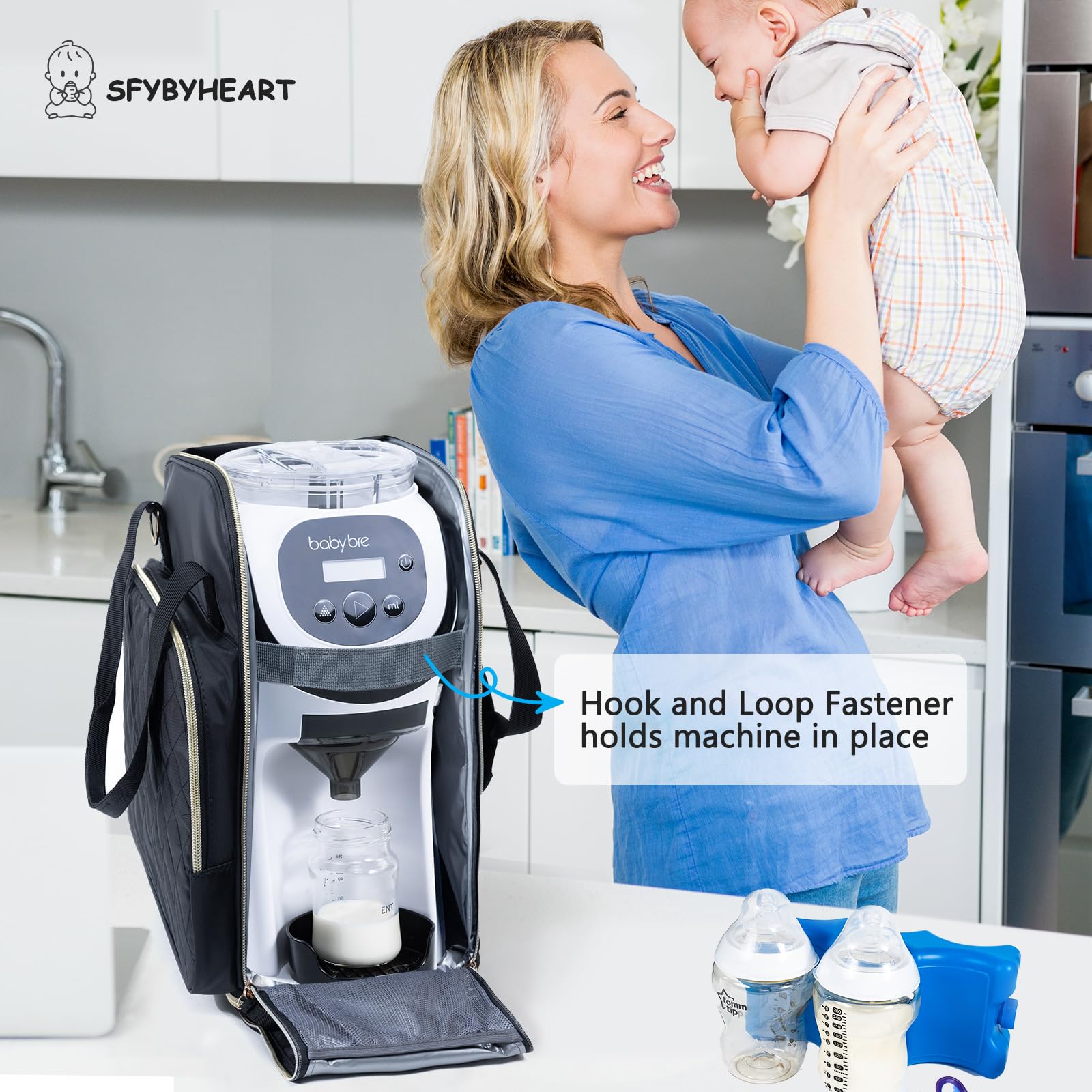 SFYBYHEART carrying case padded sides and bottom for extra cushioning