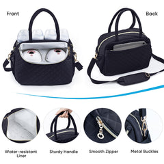 SFYBYHEART mesh pocket stores milk bags or cables neatly.
