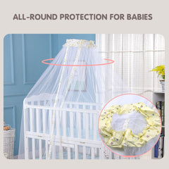 SH-RuiDu canopy lace detail adds nursery decor while protecting baby
