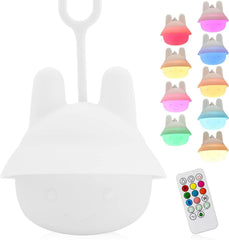 ShaArkMango soft-glow night light with 9 colors enhances soothing mood lighting