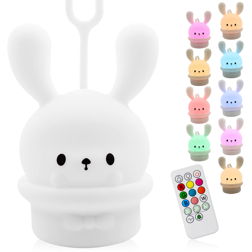 ShaArkMango night light with adjustable strap shown as portable nursery lighting.