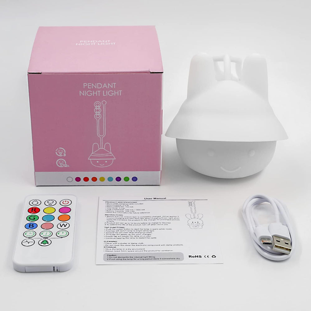 ShaArkMango travel-friendly night light fits strollers and car seats