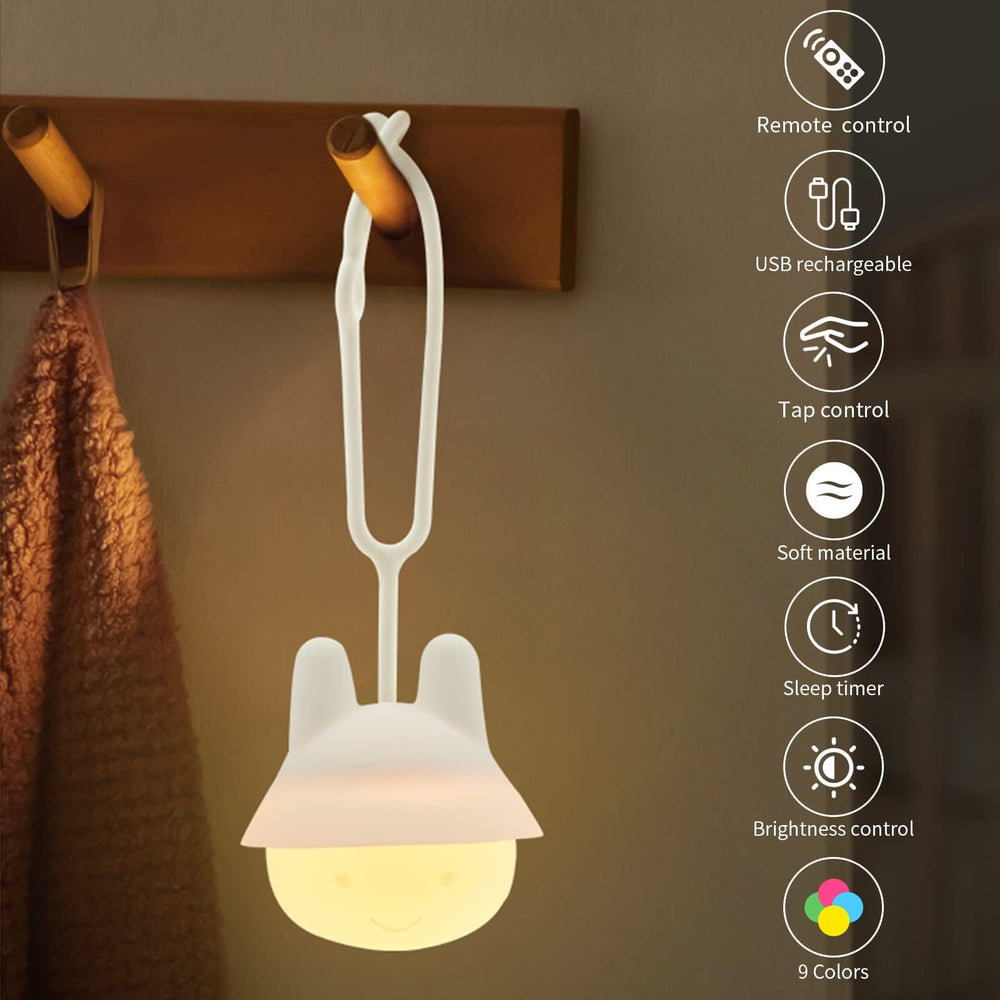 ShaArkMango USB-rechargeable night light offers cordless convenience on journeys
