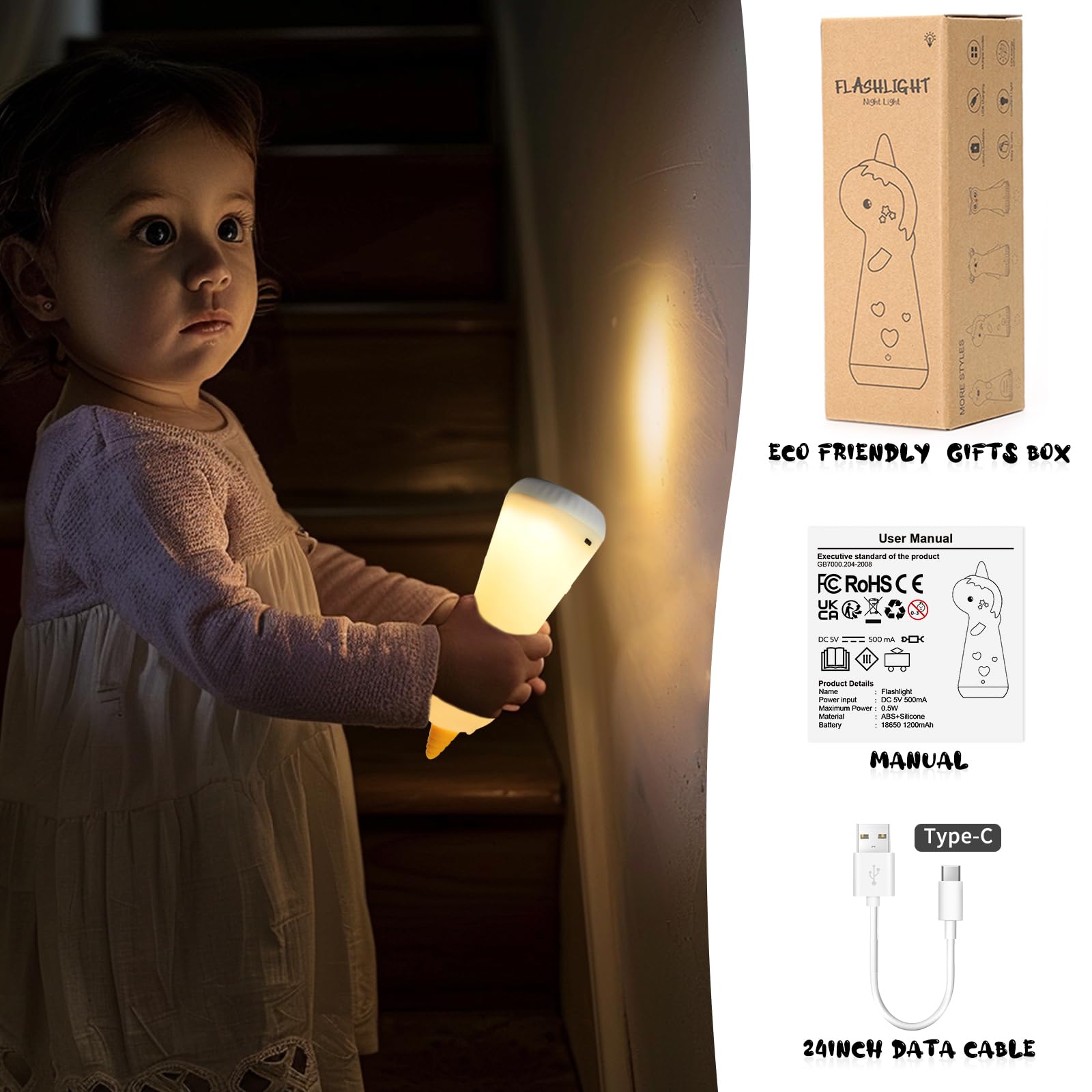 ShaArkMango portable pocket-size light fits in bags for quick access