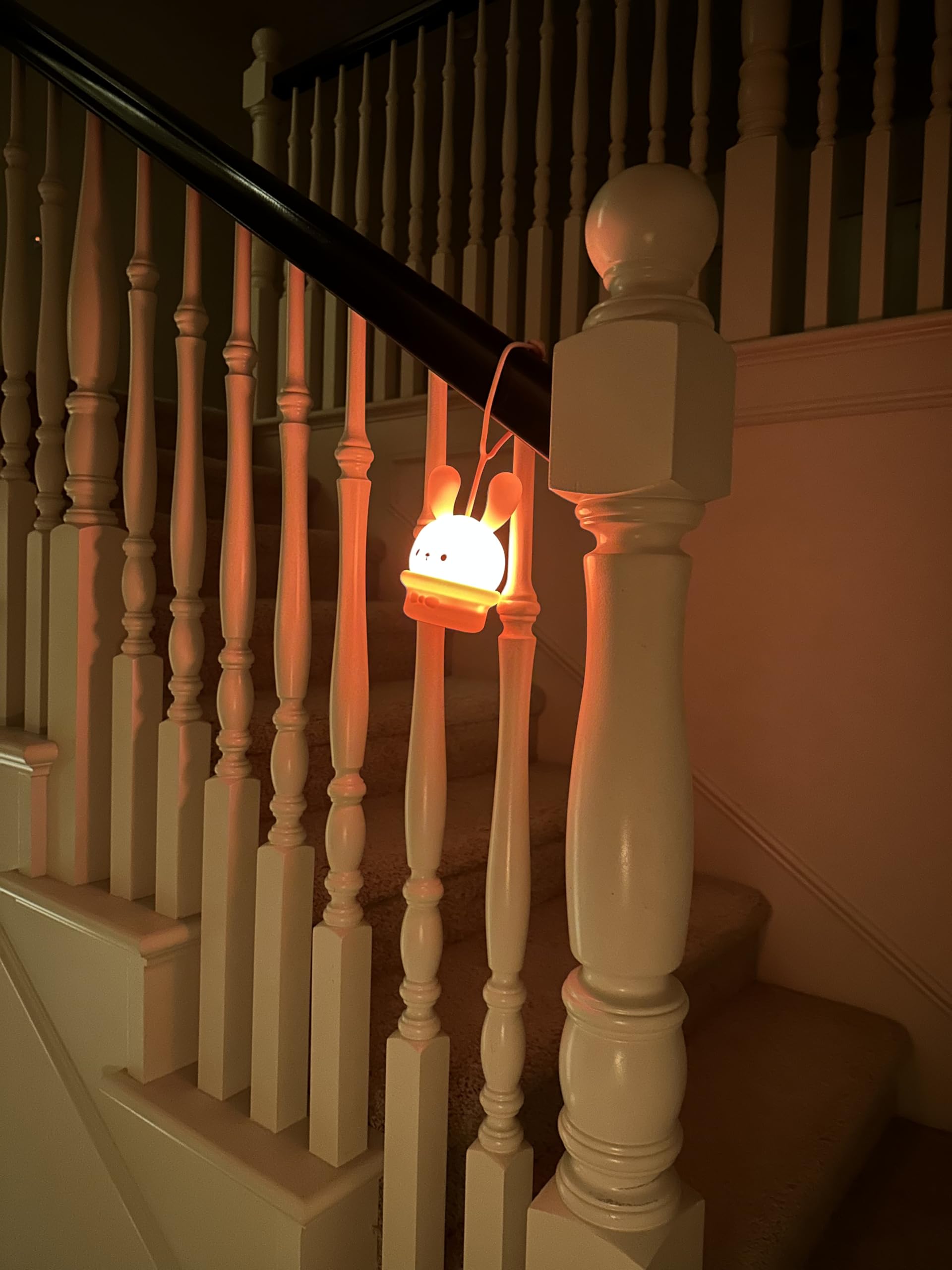 ShaArkMango soft silicone night light is easy to clean and safe for kids.