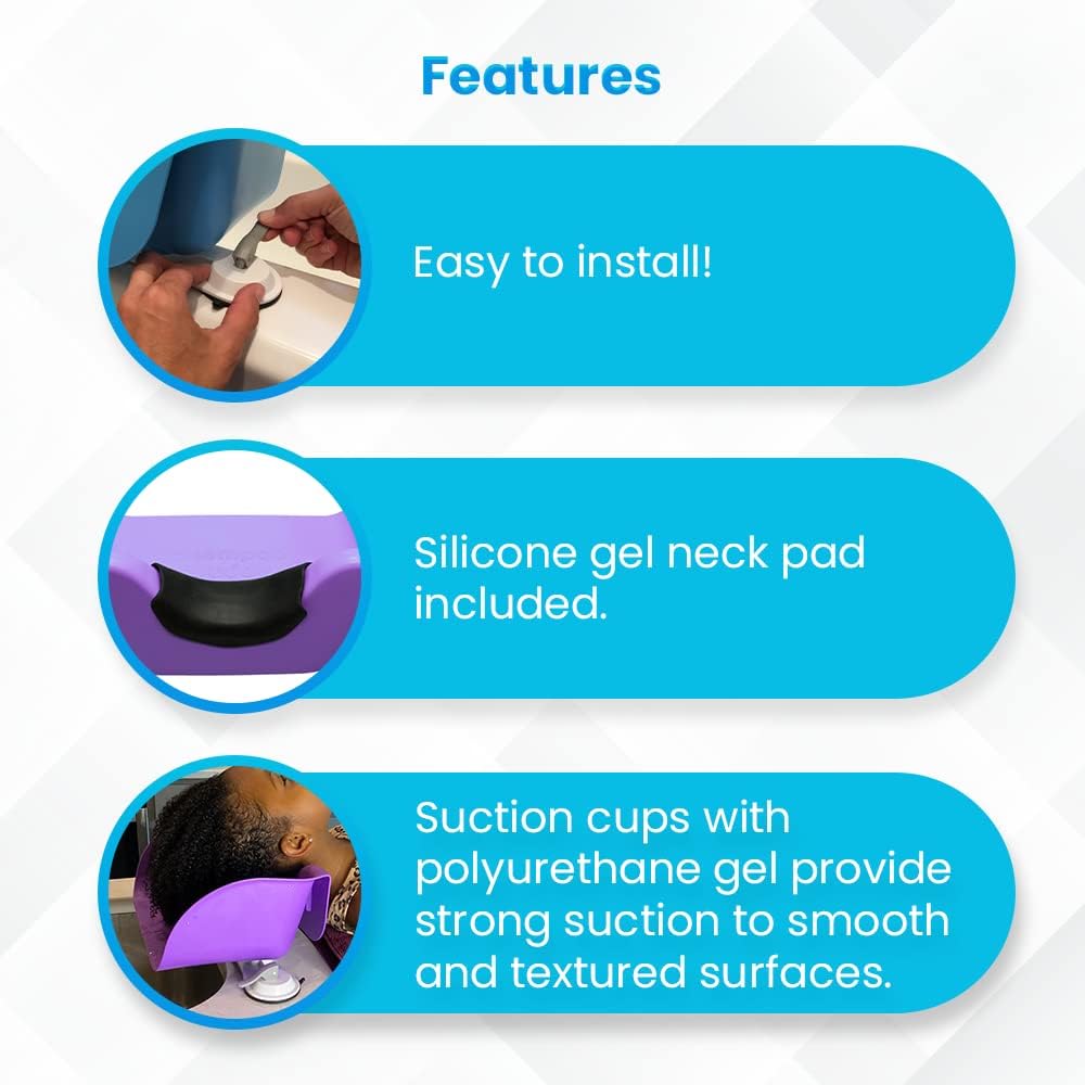 Shampoo Buddy compatibility image shows fit with most bathtubs and undermount sinks