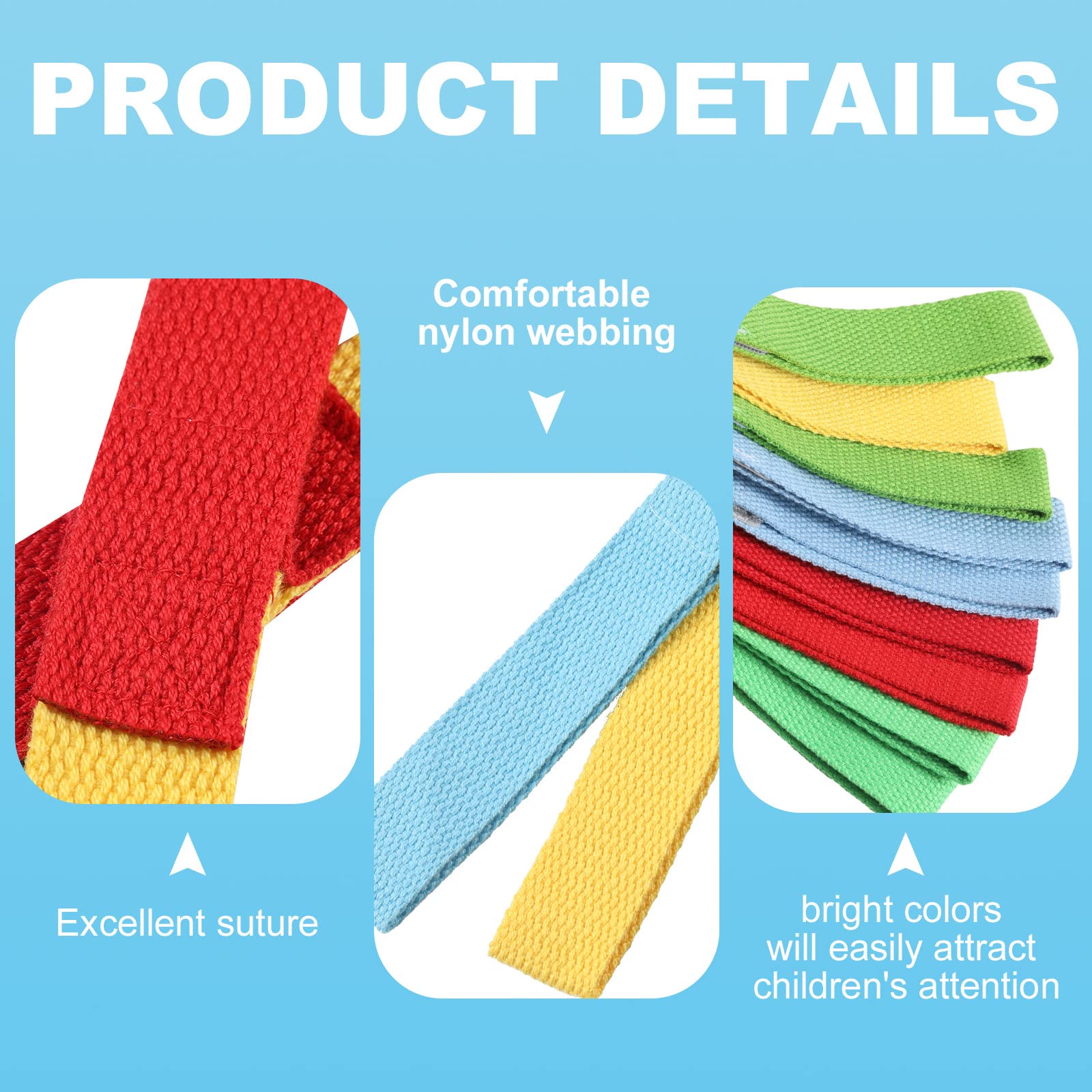 Shappy walking rope features 12 handles for up to 12 children and 2 teachers.