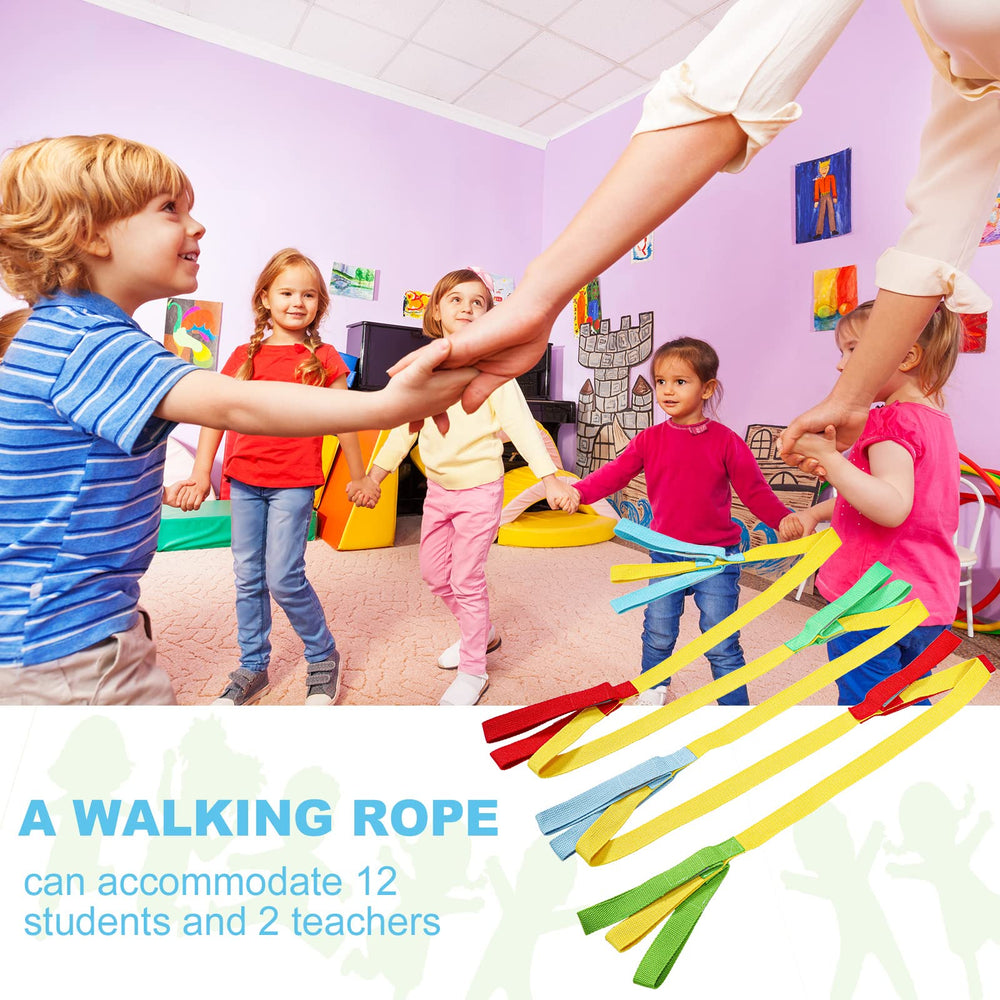 Shappy preschool rope supports orderly line formation across parks, cafeterias, and classrooms.