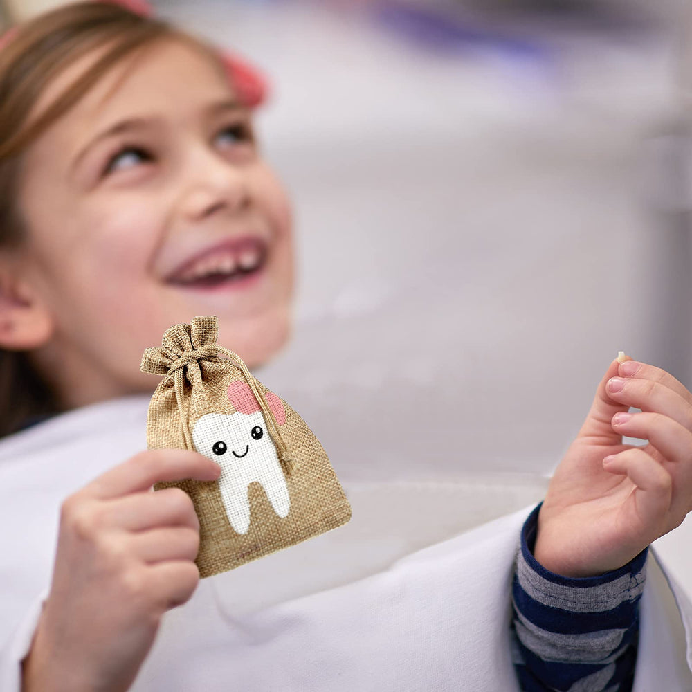Shappy tooth fairy bag shown as a thoughtful keepsake gift for kids.
