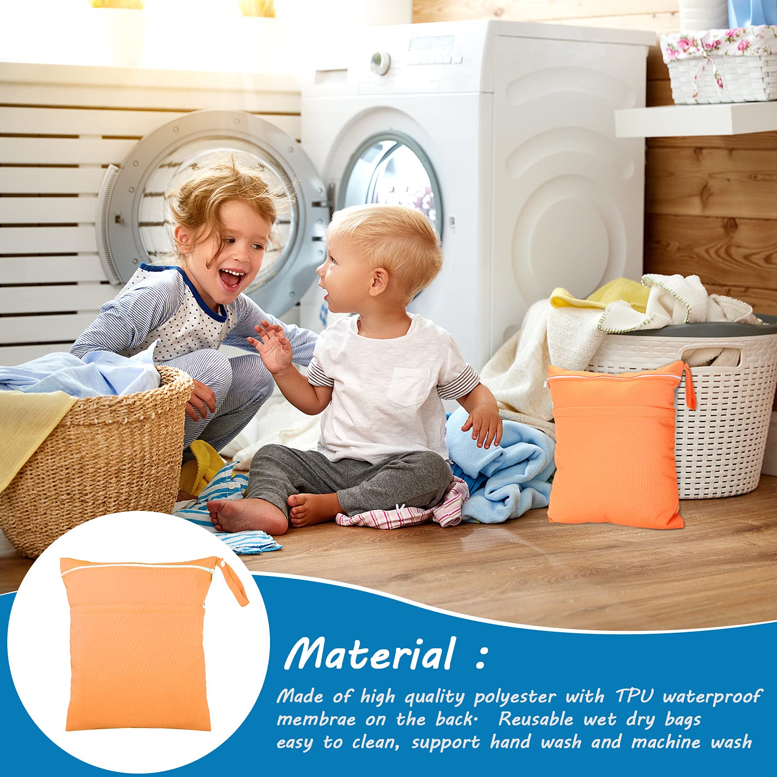 Shappy wet-dry bag hanging strap ideal for strollers and car seats.