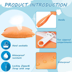 Shappy pink wet-dry bag portable for gym, swim, or day trip.