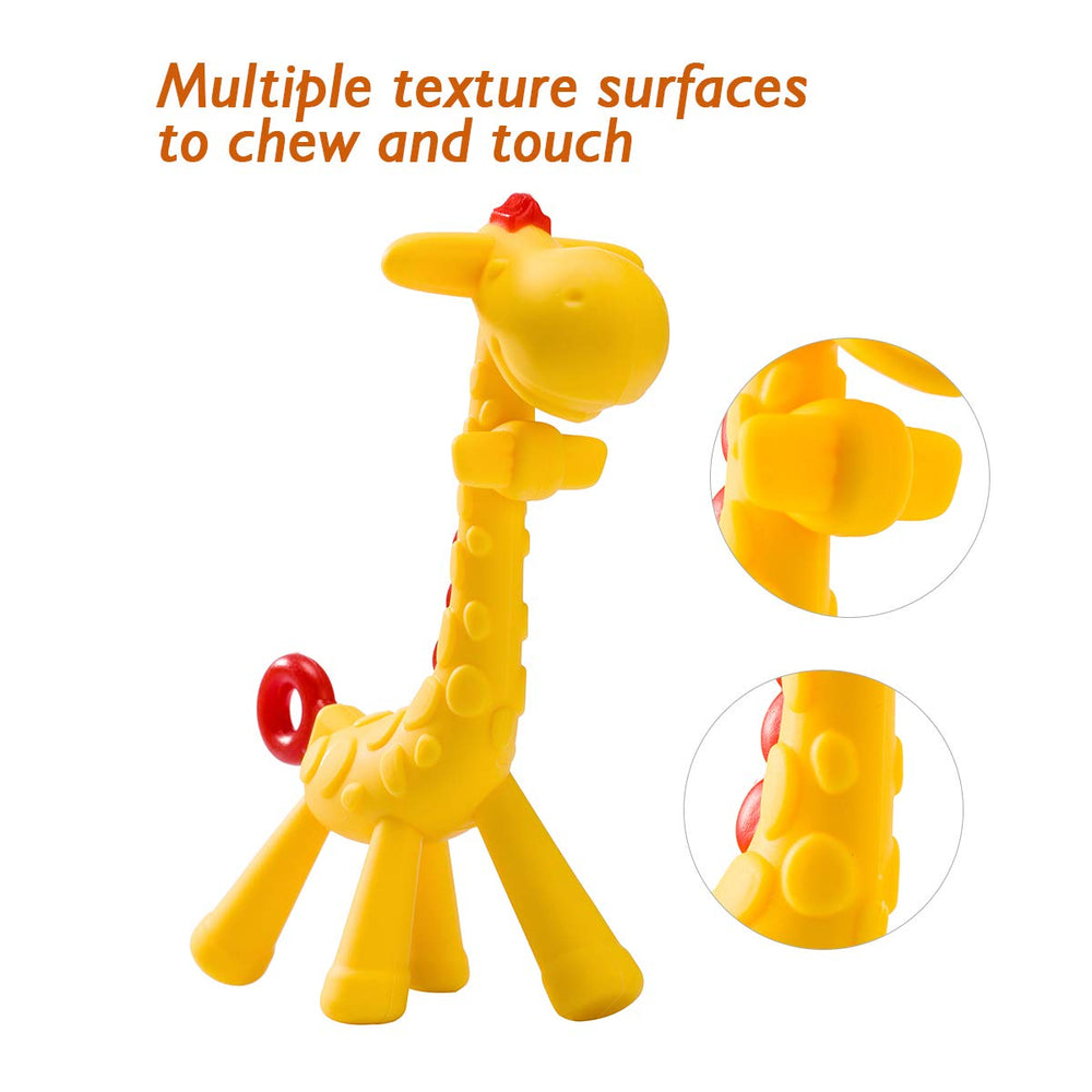 SHARE&CARE close-up of BPA-free silicone texture shows smooth, baby-safe material.