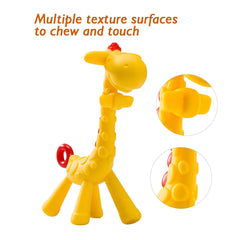 SHARE&CARE close-up of BPA-free silicone texture shows smooth, baby-safe material.