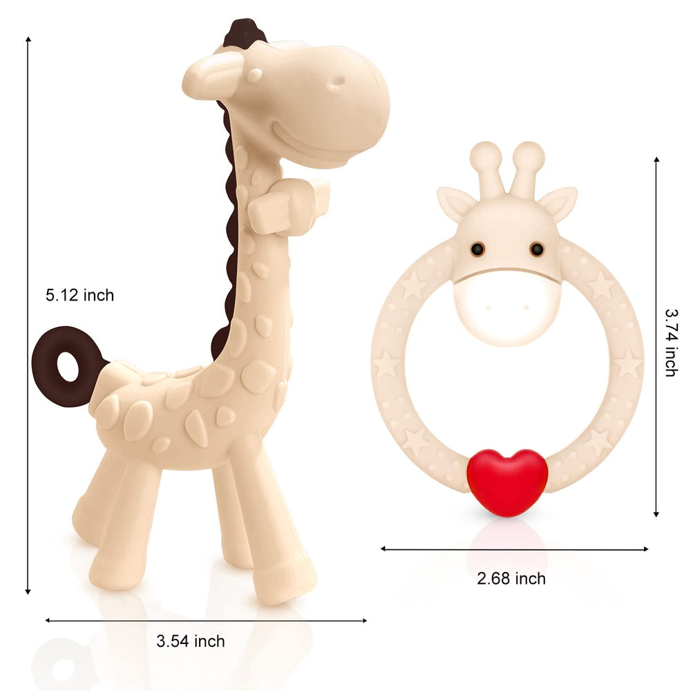SHARE&CARE silicone teether dishwasher-safe for quick cleanup