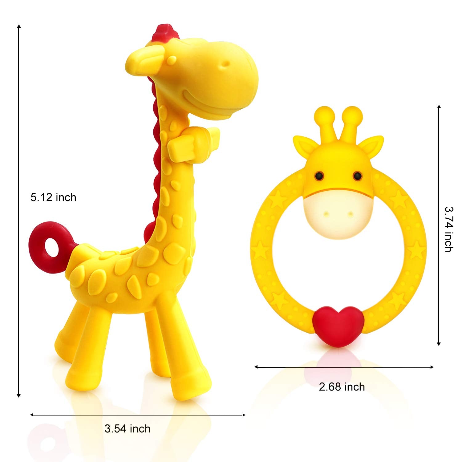 SHARE&CARE gift-ready teether set ideal for baby showers and new parents.