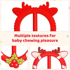 Share&Care holiday teether gift-ready packaging ideal for Christmas stockings