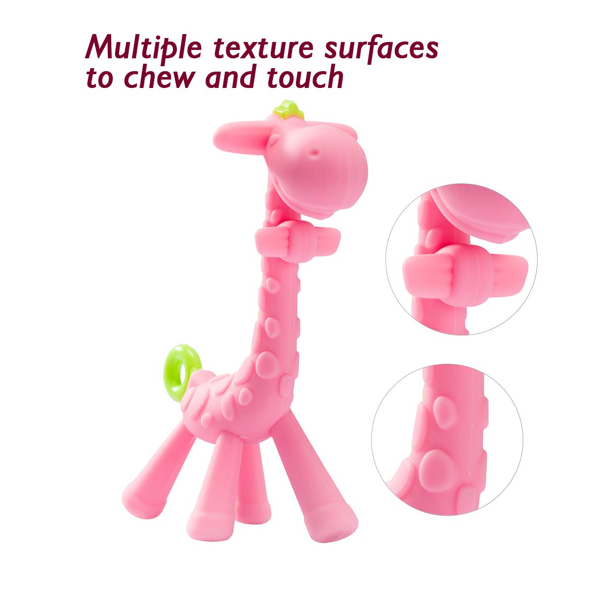 SHARE&CARE dishwasher-safe teether for quick, easy cleaning after teething sessions.