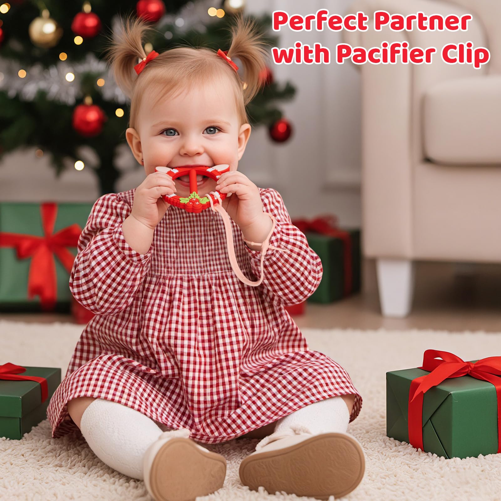 Share&Care teether dishwasher-safe for easy cleaning during holidays