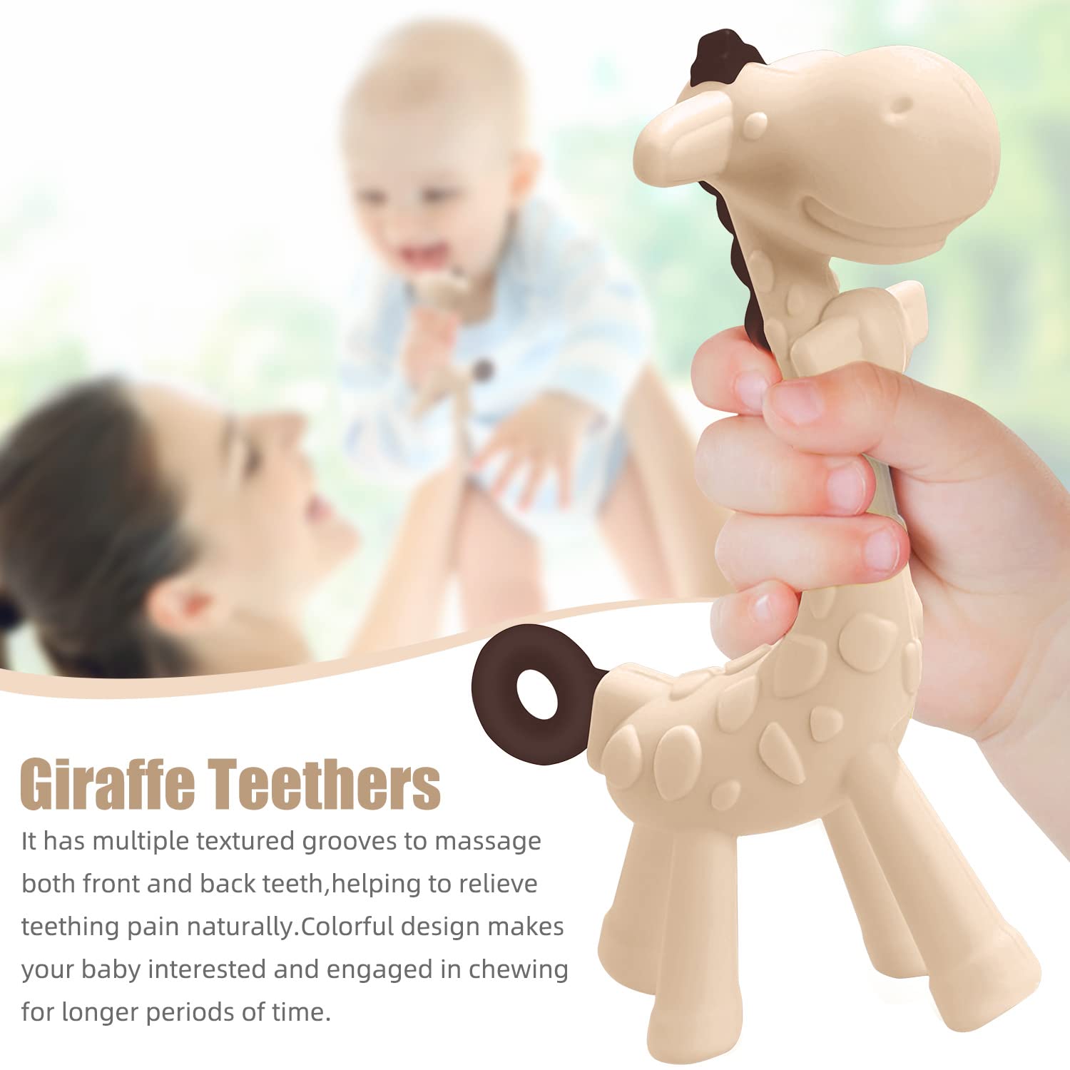 SHARE&CARE storage box with giraffe teether for gift-ready packaging