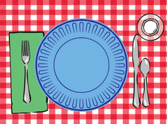 SharkBliss dining protection placemat protects surfaces during meals