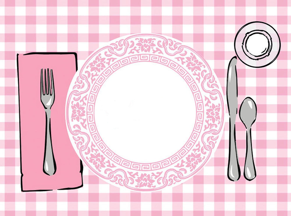 SharkBliss easy-care placemat polyester blend resists stains and dries quickly