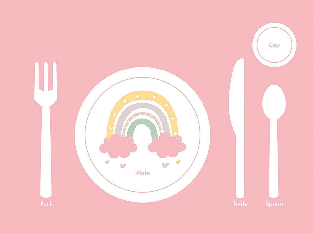 SharkBliss placemat care-washable-fabric ensures simple washing and durable reuse after meals.