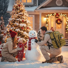 SHARKMOUTH Dad Diaper Backpack tan MOLLE system detailing expandable storage for accessories.
