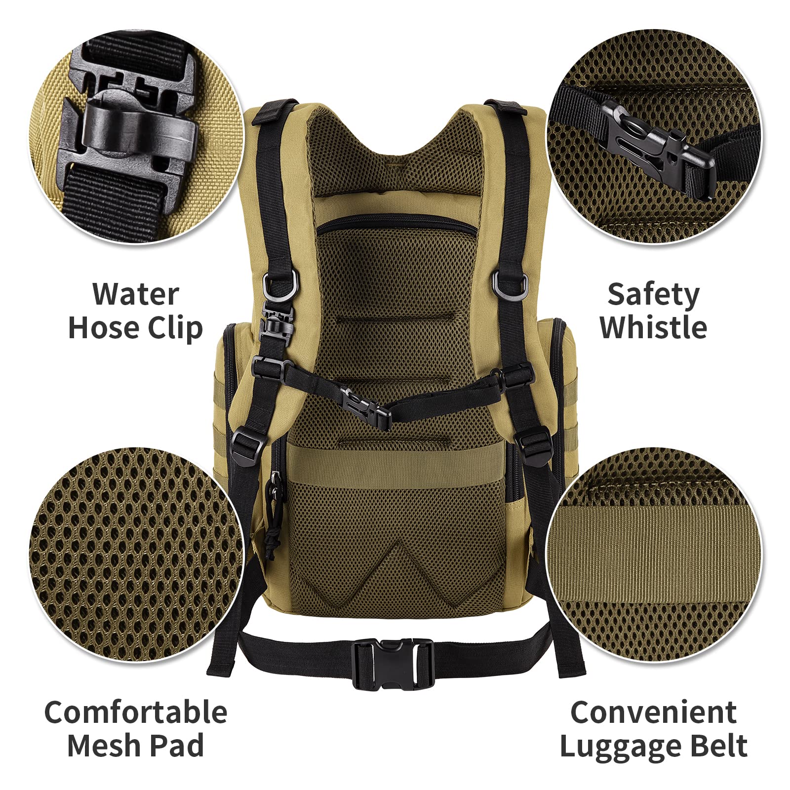 SHARKMOUTH diaper bag waterproof 900D fabric withstands daily wear.