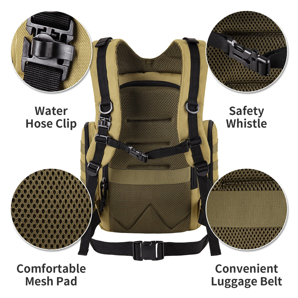 SHARKMOUTH diaper bag waterproof 900D fabric withstands daily wear.