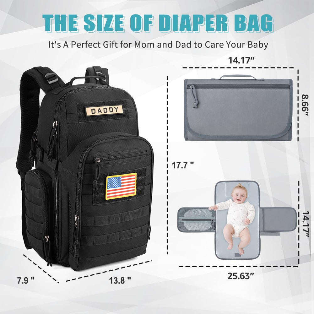 SHARKMOUTH quick-access wipes window keeps essentials within reach during messy moments.
