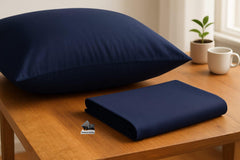 Shashwat Bedding Egyptian cotton toddler pillowcase close-up shows ultra-soft texture.
