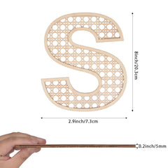 She Love 8-inch letters with a smooth surface ready for painting or staining.