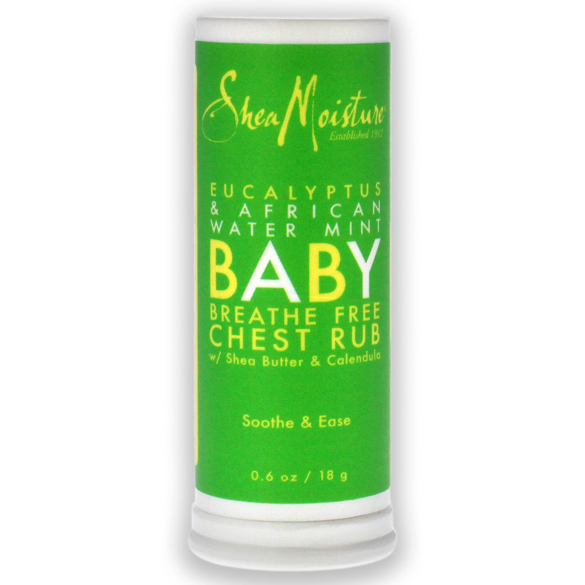 SheaMoisture chest rub applicator shows easy-glide design for clean hands.
