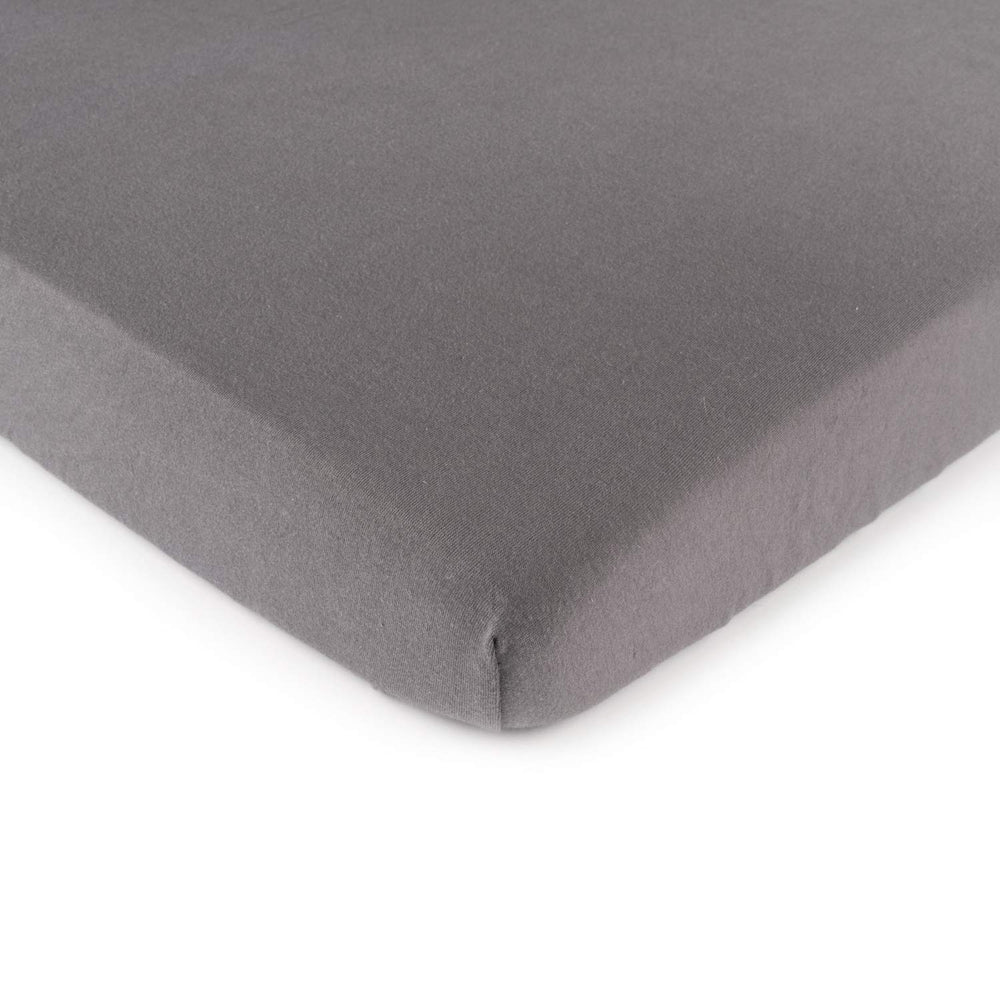SheetWorld dark grey fitted playyard sheet for Maxi Cosi Swift—snug fit and soft touch