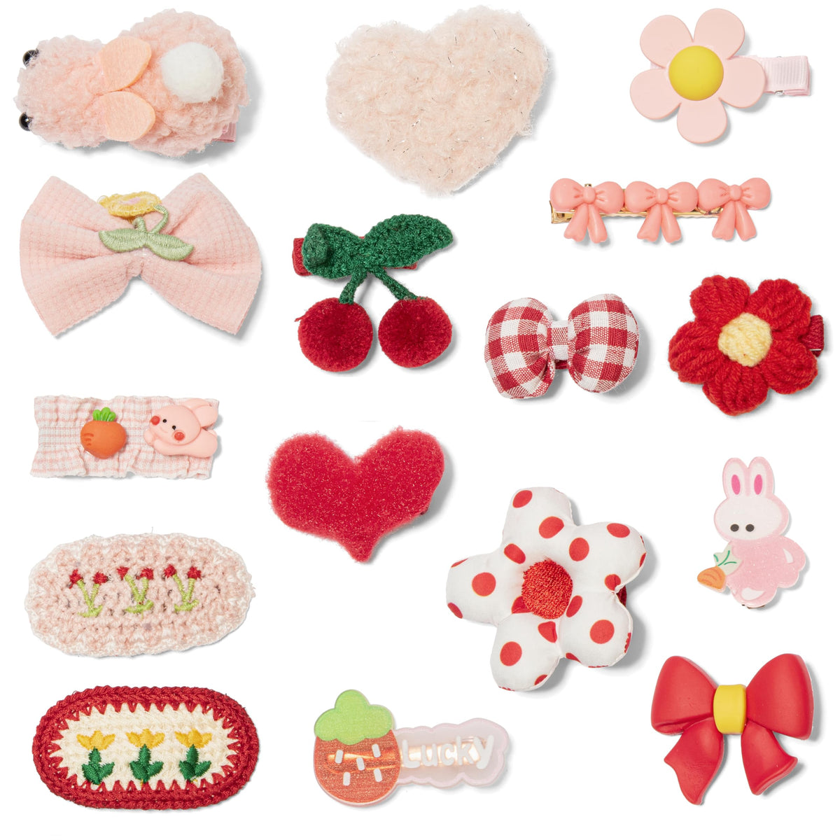 Shelbybox hair clips for girls with pink bows provide cute style and reliable all-day wear.