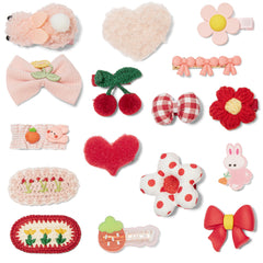 Shelbybox hair clips for girls with pink bows provide cute style and reliable all-day wear.