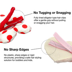 Shelbybox stars and butterflies clips add playful flair while keeping hair secure.