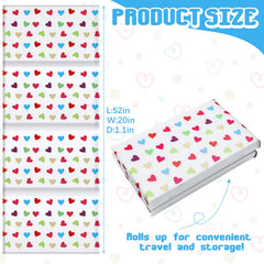 Shellwei nap mat heart design opened showing soft pearl cotton cushioning