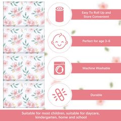 Shellwei nap mat pearl-cotton interior delivers cushioned rest.