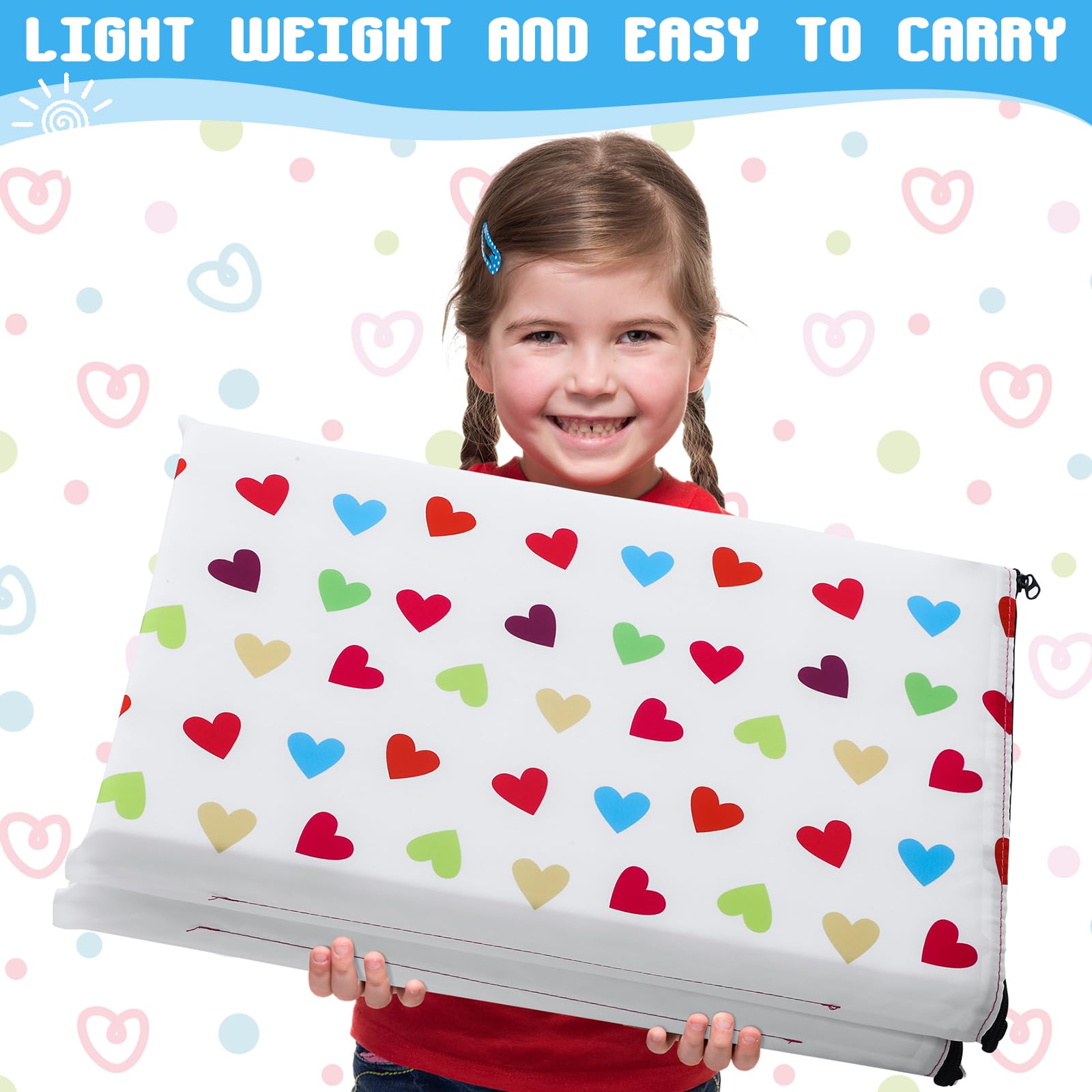 Shellwei nap mat pearl cotton fill provides gentle cushioning